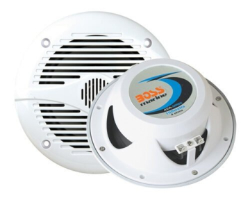 BOSS MARINE dvojpásmové reproduktory MR50W biele
