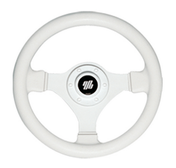 ULTRAFLEX volant so "Soft Touch Grip" 280 mm - biely
