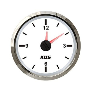 KUS analógové hodiny - biele