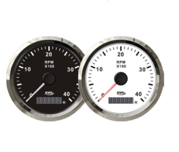 KUS otáčkomer 6000 U/min pre zabud. motor - biely