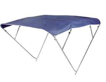 DEPTH Bimini 4 ramenné modré - nerez, šírka 240/250 cm