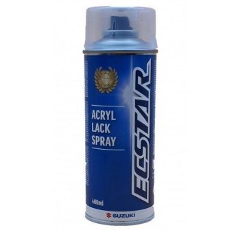 SUZUKI ECSTAR farba čierna na motor v spreji - 400 ml