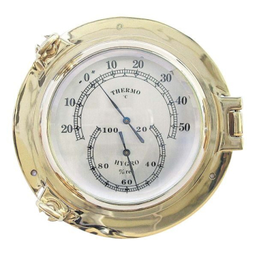 Termo- a hydrometer - lodné okno Φ 18 cm