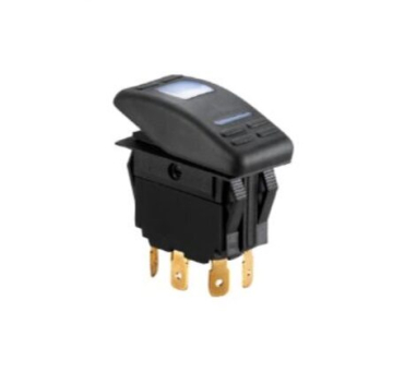 Vodotesný spínač s LED svetlom EIN/AUS - 3 pólový