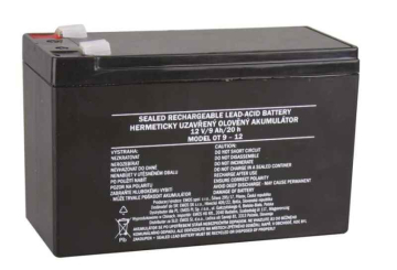 Olovený nabíjateľný akumulátor 12V / 9AH faston 6,3mm