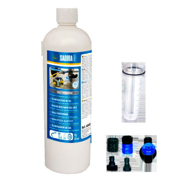SADIRA - Odstraňovač soli 1 liter + miešacia jednotka