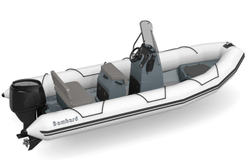 Čln nafukovací Bombard Explorer 550 Strongan svetlo šedý