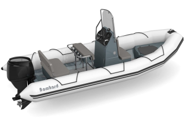 Čln nafukovací Bombard Explorer 600 Strongan svetlo šedý