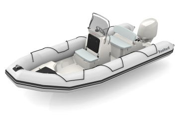 Bombard Sunrider 550 Strongan nafukovací čln svetlošedý / Light grey