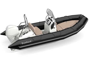 Bombard Sunrider 500 Strongan nafukovací čln čierny / Pebble
