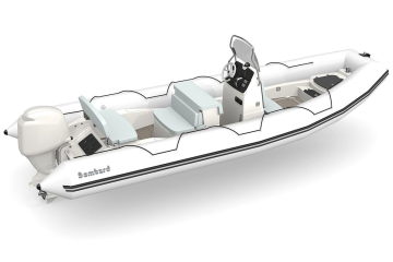 Bombard Sunrider 700 NEO nafukovací čln svetlošedý / svetlošedý