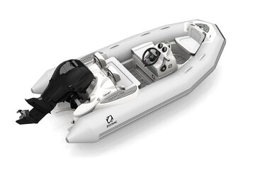 Zodiac Yachtline 360 ​​DL Strongan nafukovací čln - svetlo šedý