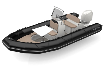 Bombard Sunrider 550 Strongan nafukovací čln sv. čierny / pebble