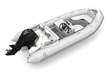 Zodiac Yachtline 440 DL Strongan nafukovací čln - svetlo šedý
