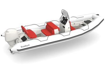 Bombard Sunrider 700 NEO nafukovací čln sv. šedý / fire