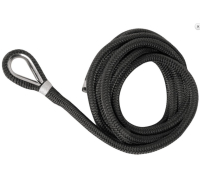 OSCULATI Polyesterové kotevné lano s okom 14 mm x 9m, čierne