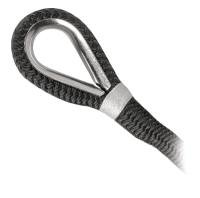 OSCULATI Polyesterové kotevné lano s okom 14 mm x 9m, čierne