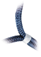 OSCULATI Polyesterové vyväzovacie lano s okom 14 mm x 9m, modré