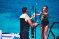 Jobe Allegre 67" Combo Waterskis Blue - combo lyže