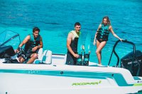 Jobe Allegre 67" Combo Waterskis Blue - combo lyže