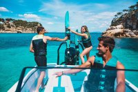 Jobe Allegre 67" Combo Waterskis Blue - combo lyže