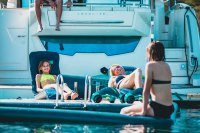 JOBE INFINITY SEASCOOTER podvodný skúter s taškou a šnorchlovacou súpravou