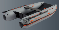 Katamaran Kolibri KM-300CM, tmavo šedý, Air-deck podlaha