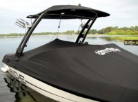 MONSTER TOWER Wakeboard tower MTK čierny s bimini set