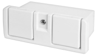Vstavaný úložný box s 2 držiakmi na poháre 335 x 130 mm, hĺbka 153 mm