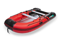 Gladiator Active C370 AL nafukovací čln s hliníkovou podlahou - červeno-čierny