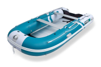 Gladiator Active C420 AL nafukovací čln s hliníkovou podlahou - bielo-zelený