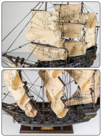 Model pirátskej lode - 51 cm