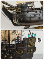 Model pirátskej lode - 51 cm