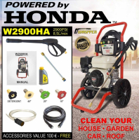 Waspper W2900HA benzínový vysokotlakový čistič, Honda, 5.5 HP, 213 bar/3.100 PSI