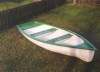 AQUA SYBB Rybársky čln HCS-04B s dvoma lavičkami - 390x140x55cm