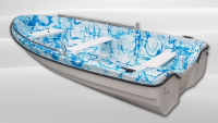 AQUA SYBB Pramica SWB-04 s dvojitým dnom zo sklolaminátu - 360x170x75cm