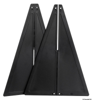 Čierny signalizačný kužeľ 470 mm pre plachetnice