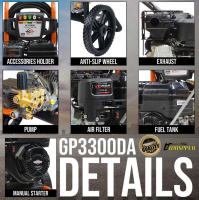 GASPPER GP3300DA - vysokotlakový čistič
