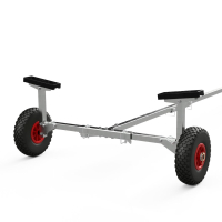 Prepravný vozík TR260-L-LU čierno/červený