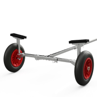 Prepravný vozík TR350-B-LU čierno/červený