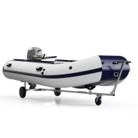 Prepravný vozík TR260-L-LU čierno/modrý