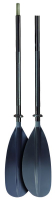 Dvojpádlo 4 dielne zo sklolaminátu 230/123 cm, Ø 29 mm