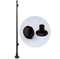 Držiak vlajky so základňou z PVC - 30 cm
