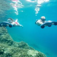 JOBE INFINITY SEASCOOTER podvodný skúter s taškou a šnorchlovacou súpravou