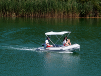 Bimini SUNWORLD II hliníková strieška na čln - šírka 165-185cm