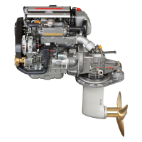 YANMAR 3JH40-C so Saildrive SD 60 - 40 PS