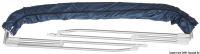Bimini 3-ramenné hliníkové námornícke modré - šírka 200/210 cm, priemer rúry Ø 22 mm