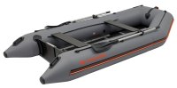 KOLIBRI KM-360 D, vystužená hliníková podlaha - tmavo sivý