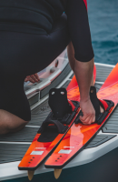 Jobe Allegre 59" Combo Waterskis Red - combo lyže