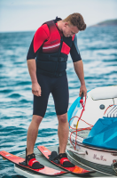 Jobe Allegre 59" Combo Waterskis Red - combo lyže